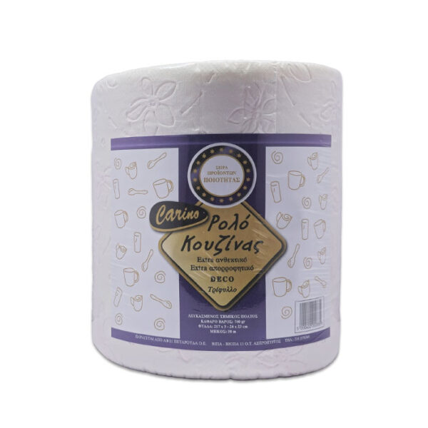 Χαρτί Κουζίνας Carino 3Φ 800gr Μονό